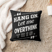 Laat me dit zwart overdenken kussen (Deken)