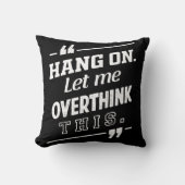 Laat me dit zwart overdenken kussen (Voorkant)