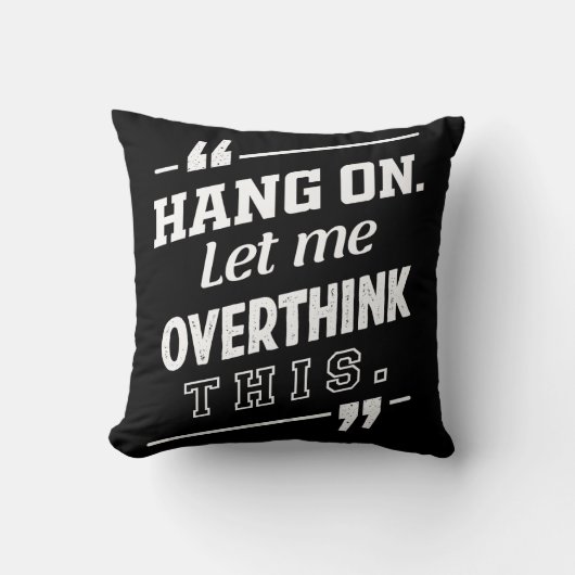 Laat me dit zwart overdenken kussen (Voorkant)