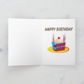 Laat me een Birthday-kaart eten Kaart (Binnen)