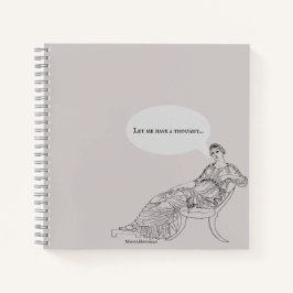 Laat me een denkschrift hebben notitieboek
