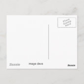 Laat me een lijnpostkaart vallen briefkaart (Achterkant)