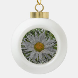 Laat me een madeliefje #1 keramische bal ornament