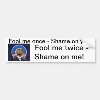 Laat me eens zien dat Obama... Bumpersticker