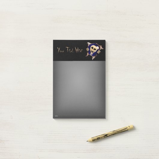 Laat me eruit (Escaping Skeleton) Post-it® Notes (Op bureau)