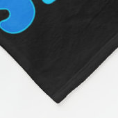 Laat Me Even Stim Bro Autisme Bewustzijn Dinosaur Fleece Deken (Hoek)
