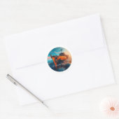 Laat me gaan ronde sticker (Envelop)