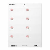 Laat me geen verzendlabels blozen etiket (Full Sheet)