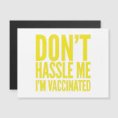 LAAT ME GEMAKKELIJK IKM BEN GEVACCINEERD (Voorkant / Achterkant)