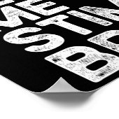 Laat me gewoon Bro Grappige Autisme Bewustzijn Man Poster (Hoek)