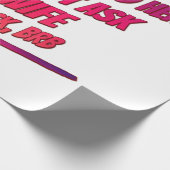 Laat me gewoon vragen mijn vrouw - man grappige Hu Cadeaupapier (Hoek)