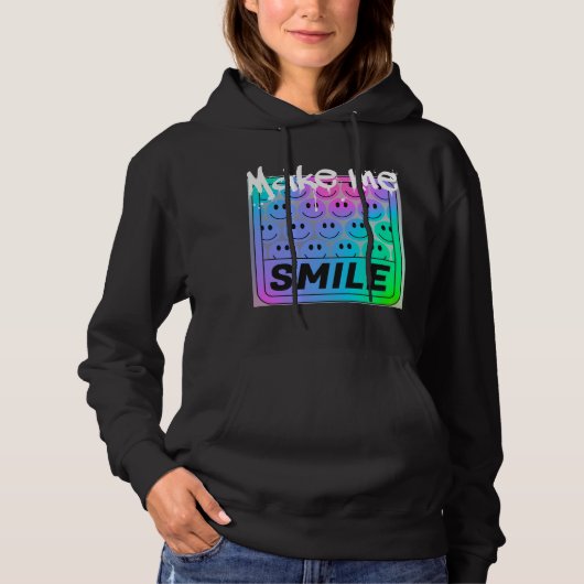 Laat me glimlachen hoodie (Voorkant)