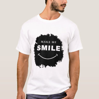 laat me glimlachen mannen en vrouwen Tshirt
