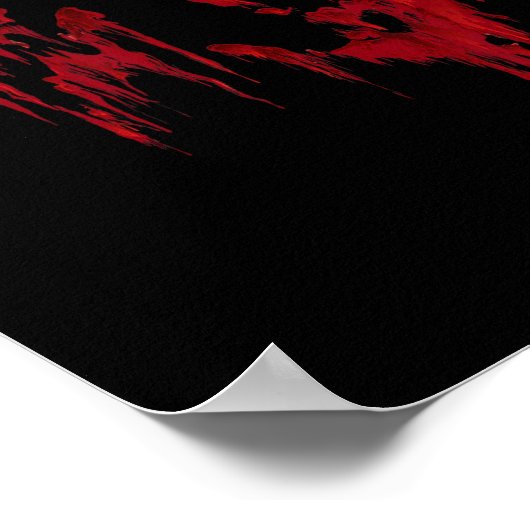 Laat me handen uit enge Halloween Poster (Hoek)