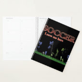 Laat me hier in de voetbalsport planner (Display)