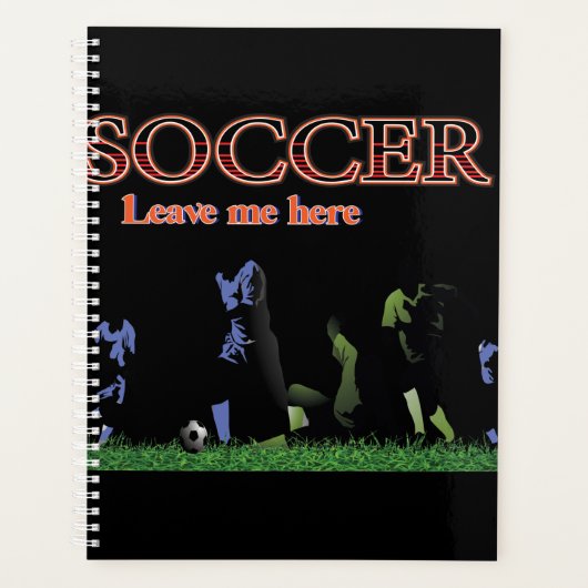 Laat me hier in de voetbalsport planner (Voorkant)