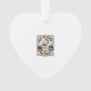 Laat Me In Vrede Lezen Geest Boekliefhebber Hallow Ornament
