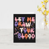 Laat me je bloed trekken, grappige flebotomist Hal Kaart (Gele Bloem)