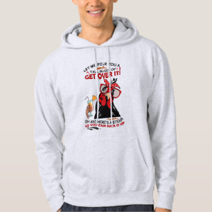 LAAT ME JE EEN GROOT GLAS OVER KIPPEN GIETEN HOODIE