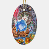 Laat me je fortuin vertellen keramisch ornament (Links)