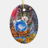 Laat me je fortuin vertellen keramisch ornament (Achterkant)