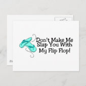 Laat me je in de steek met mijn flip 1 briefkaart (Voorkant / Achterkant)