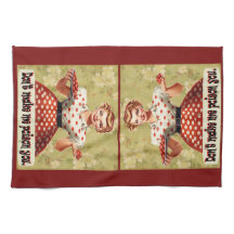 Laat me je keukenhanddoek niet vergiftigen