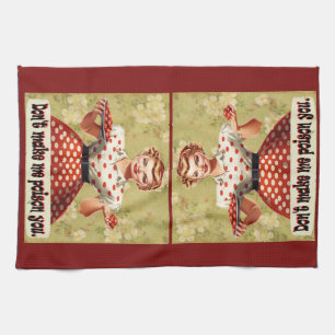 Laat me je keukenhanddoek niet vergiftigen