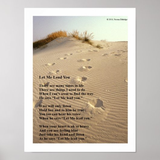 Laat me je leiden poster (Voorkant)