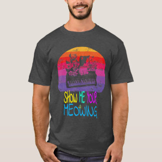 Laat me je miauwende katten muziek Ragdoll Musical T-shirt