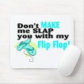 Laat me je niet overlappen met mijn flip. muismat (Met muis)