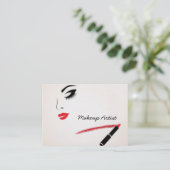 Laat me je opmaken visitekaartje (Staand voorkant)