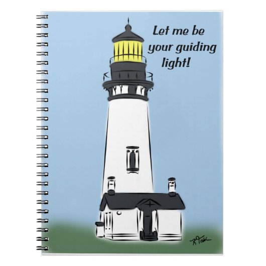 Laat me je richtingslicht zijn notitieboek (Voorkant)