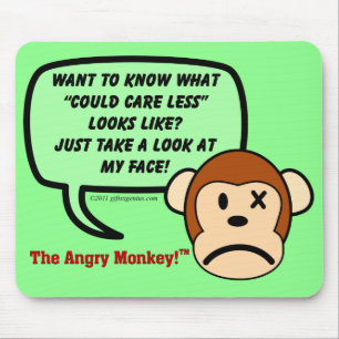 Laat me je shows hoe weinig ik daar om geef muismat