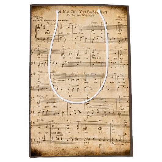 Laat me je Valentijn van het Liefblad noemen Medium Cadeauzakje (Voorkant)