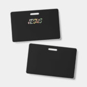 Laat me je vertellen over mijn Jezus Christelijke  Badge (Front & Back)