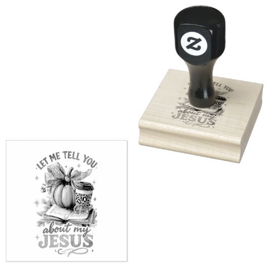 Laat me je vertellen... rubberstempel (Gestempeld)