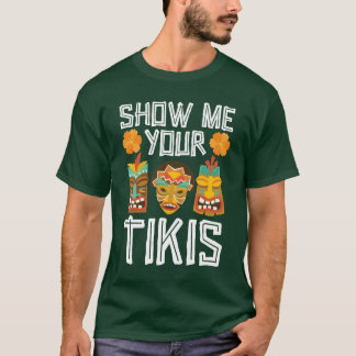 Laat me je vintage Yourikis Hawaiian Luau Party- b T-shirt