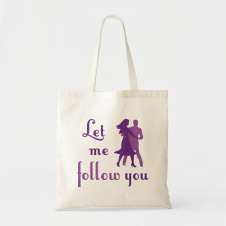 Laat me je volgen tote bag