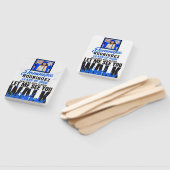 Laat me je WALK Blue zien|Black 2 Foto's Afstudere Handwaaier (Niet-gemonteerd)