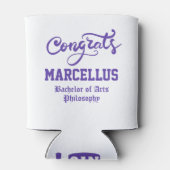 Laat me je zien WALK | Foto Paars Afstuderen Blikjeskoeler (Achterkant)