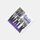 Laat me je zien WALK | Foto Paars Afstuderen Servet (Hoek)