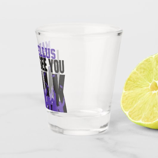 Laat me je zien WALK | PAARS AFSTUDEREN Shot Glas (Rechts)