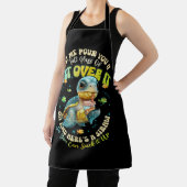 Laat me jullie een groot glas glijden over de schi schort (Insitu)