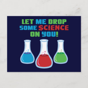 Laat me jullie wat wetenschap geven briefkaart