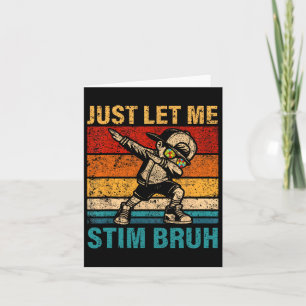 Laat me Kinder jongetjes stim grappig autisme bewu Kaart