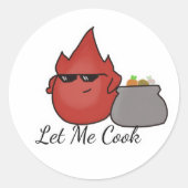 Laat Me Koken Sticker (Voorkant)