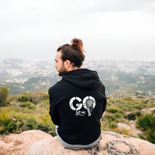 Laat me Leopard Black T-Shirt gaan