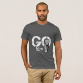 Laat me Leopard Grey gaan halen T-shirt (Voorkant volledig)