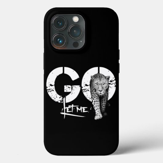 Laat me Leopard zwart maken Case-Mate iPhone Case (Achterkant)